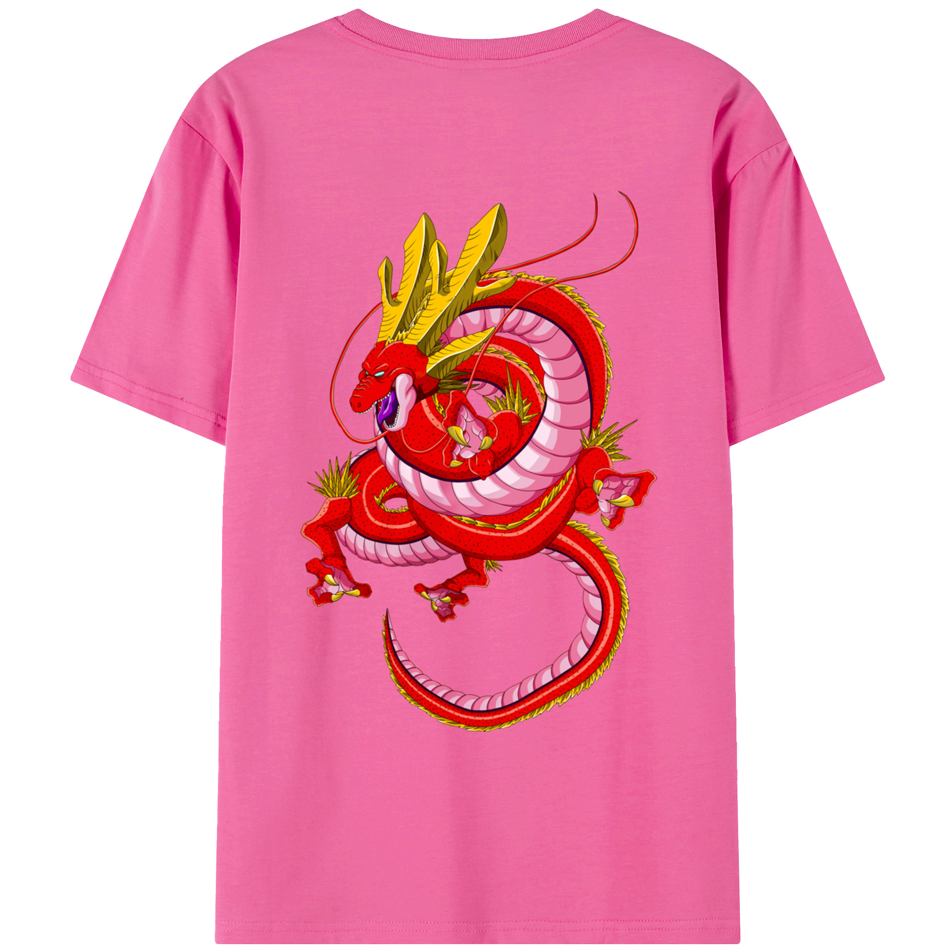 （画像用） ドラゴンボール 神龍 シェンロン DRAGON BALL Shenron レディース半袖Tシャツ(バックプリント)